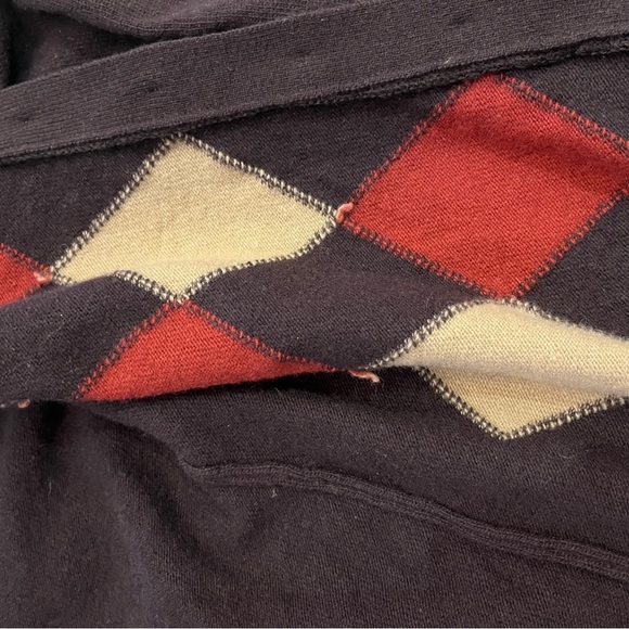 Vintage United Colours of Benetton Wool blend Argyle Cardigan Sweater , Sz S - Picture 7 of 9